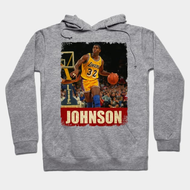 Magic Johnson - NEW RETRO STYLE Hoodie by FREEDOM FIGHTER PROD